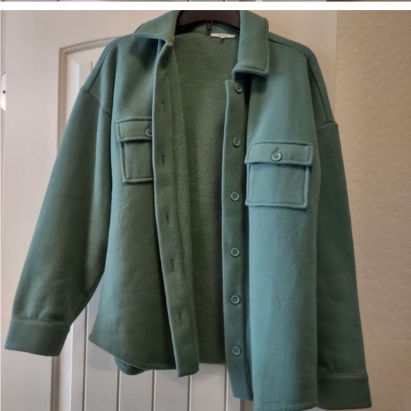Tularosa Utility Fleece Jacket in Sage green - Picture 2 of 2